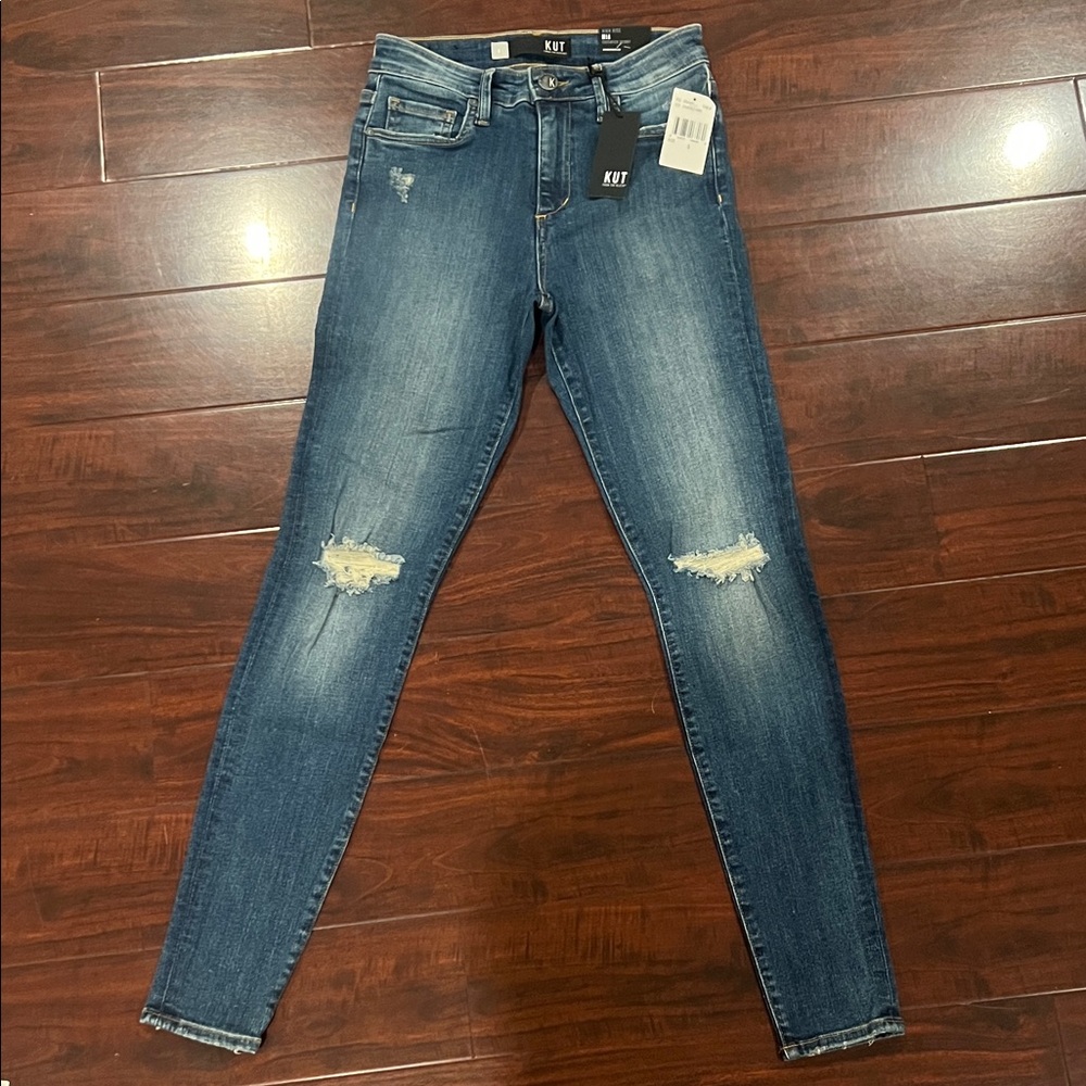 Kut from the Kloth Dark Blue Skinny Jeans